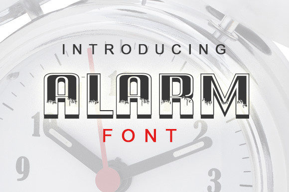 Alarm: A Handwritten Font for Elegant Craft Projects
