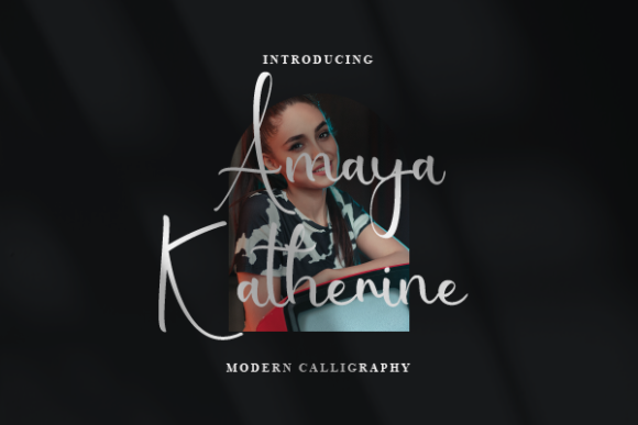 Amaya Katherine: A Handwritten Font for Elegant Branding