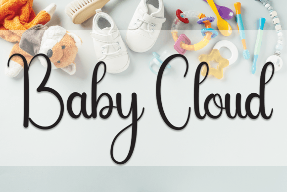 Baby Cloud: A Handwritten Font for Creative Web Design
