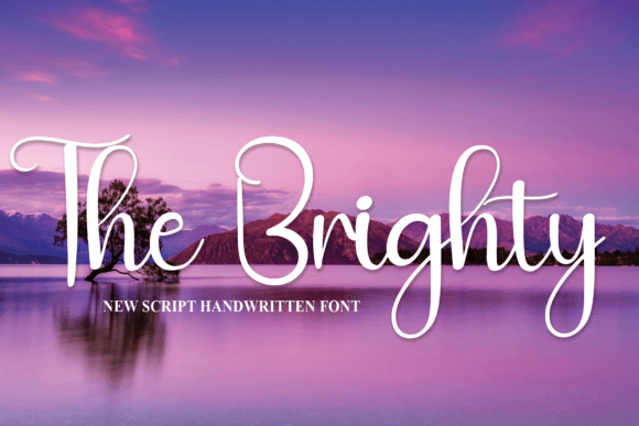 Bring Charm to Your Creations with The Brighty Font