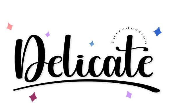 Bring Elegance to Your Creations with Delicate Font