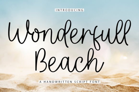 Bring Elegance to Your Creations with Wonderfull Beach Font