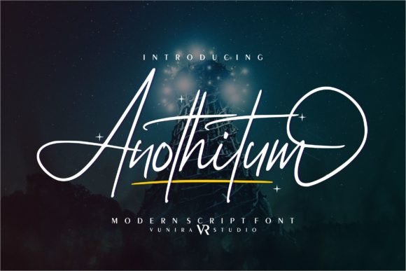 Discover Anothitum: A Versatile Font for Creative Branding
