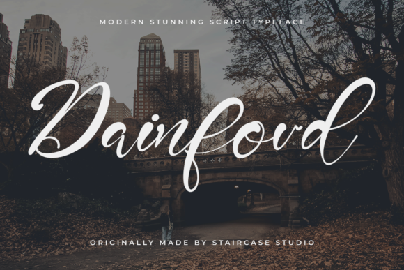 Discover Dainford: A Delicate Script Font for Editorial Elegance