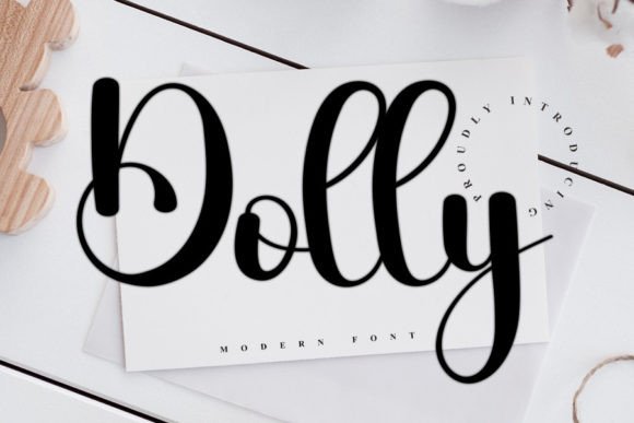 Discover Dolly: A Charming Script Font for Editorial Design