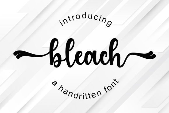 Discover the Charm of Bleach: A Versatile Script Font