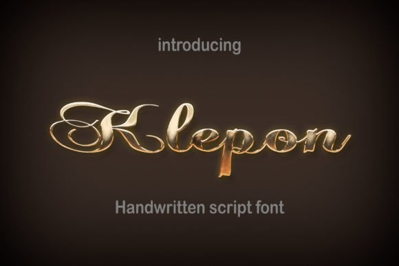 Discovering Klepon: A Handwritten Script Font for Modern Design