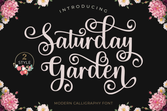 Discovering the Charm of Saturday Garden Font