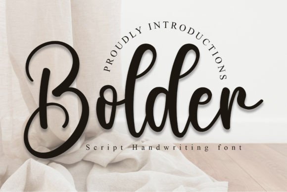 Elevate Your Brand with Bolder: A Premium Handwritten Font