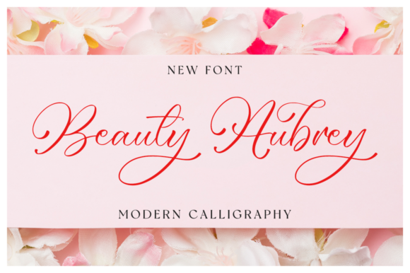 Elevate Your Campaigns with Beauty Aubrey Font