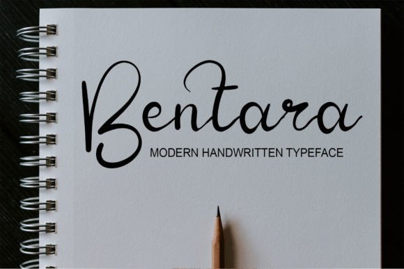 Enhance Your Brand with Bentara: A Handwritten Font