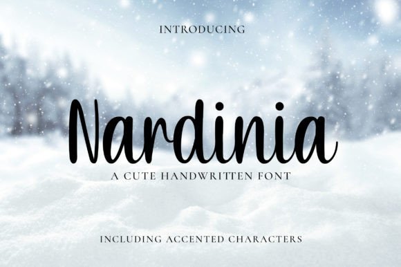 Enhance Your Brand with Nardinia: A Versatile Script Font