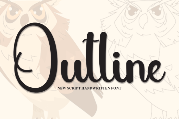 Enhance Your Brand with Outline: A Joyful Handwritten Font