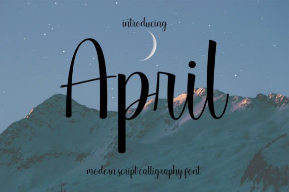 Enhance Your Brand with the Charming April Font