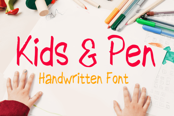 Enhance Your Brand with the Playful Kids Pen Font