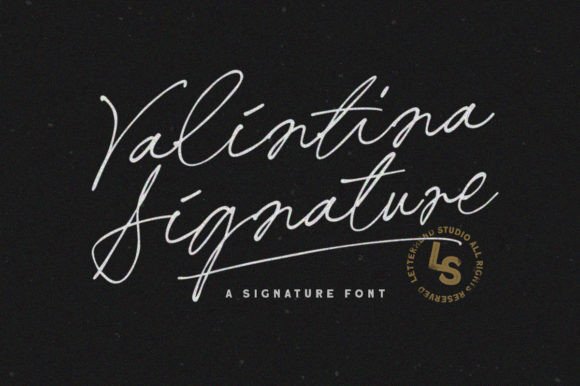 Enhance Your Brand with Valintina Signature Font