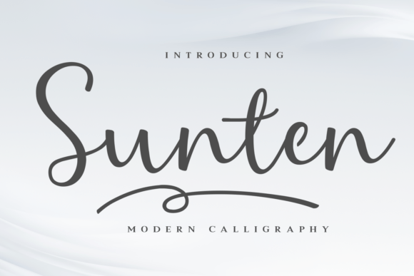 Enhance Your Campaigns with Sunten: A Stylish Script Font