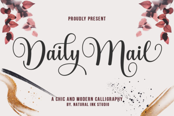 Enhance Your Craft with the Charming Daily Mail Font