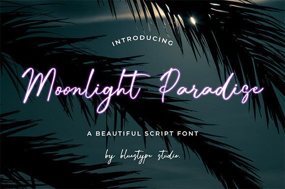 Enhance Your Web Design with Moonlight Paradise Font