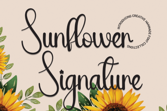 Enhance Your Web Design with Sunflower Signature Font