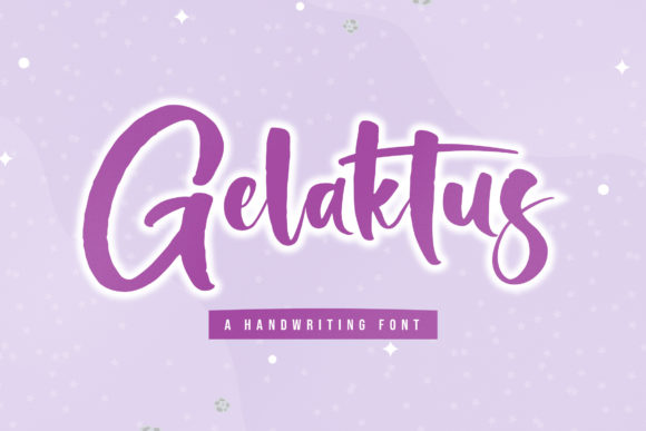 Gelaktus: A Delicate Script Font for Elegant Web Design