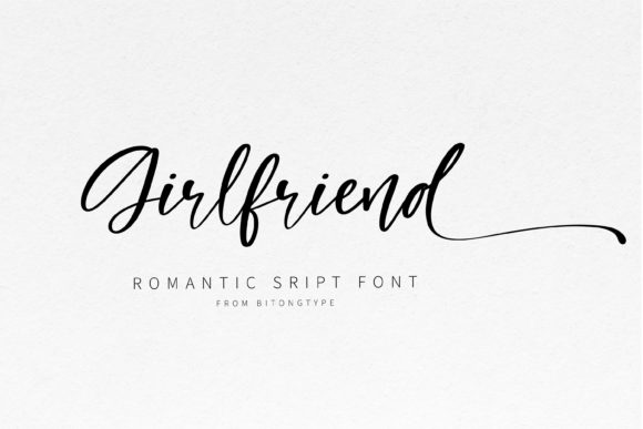 Girl Friend: A Graceful Handwritten Font for Editorial Design