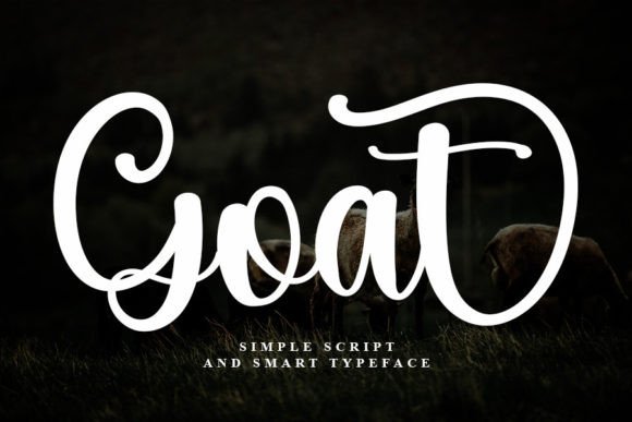 Goat: A Versatile Script Font for Creative Branding