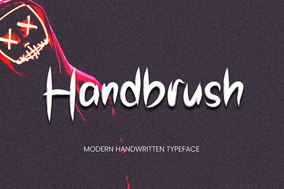 Handbrush: A Charming and Elegant Typeface for Web Design