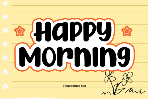 Happy Morning: A Handwritten Font for Polished Branding
