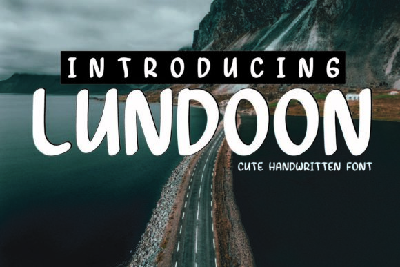 Lundoon: A Charming Handwritten Font for Makers