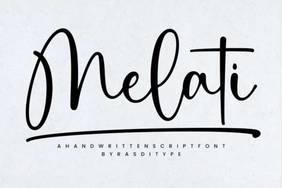 Melati: A Script Font with Elegance and Charm