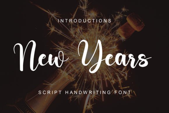 New Years: A Delicate Handwritten Font for Elegant Publishing
