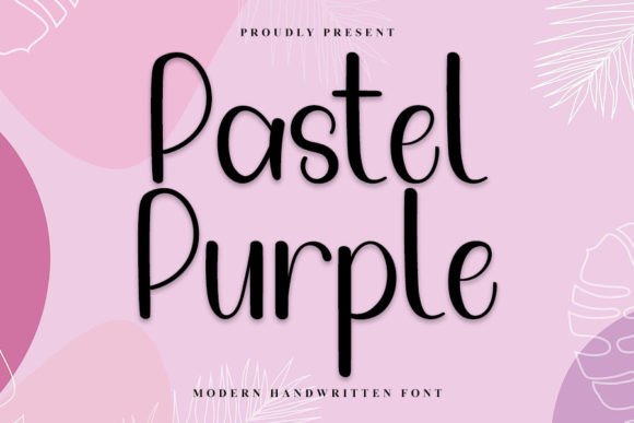 Pastel Purple: A Charming Handwritten Font for Web Design