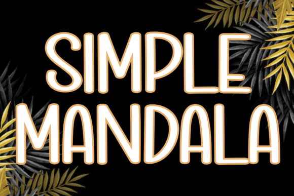 Simple Mandala: A Charming Handwritten Font for Editorial Design