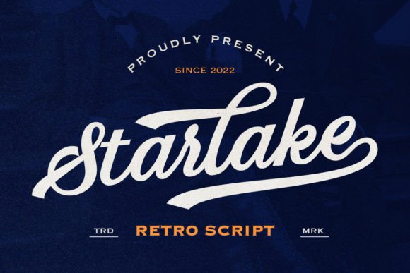 Starlake: A Retro Script Font for Handmade Creations