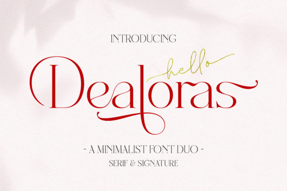Transform Your Brand with Dealoras Trio Font