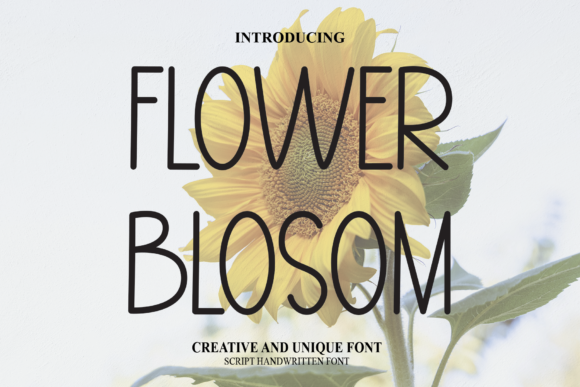 Transform Your Brand with Flower Blosom Font