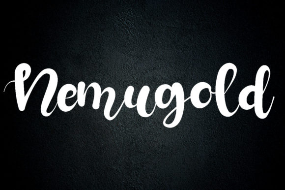 Transform Your Brand with Nemugold: A Stylish Handwritten Font
