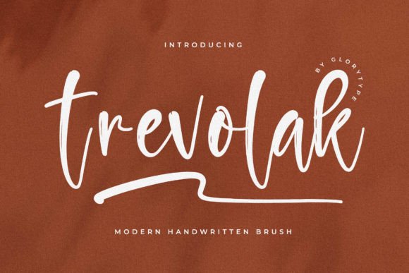Trevolak: A Modern Handwritten Brush Font for Web Design