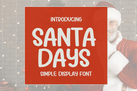 Unveiling Santa Days: A Handwritten Font for Modern Web Design