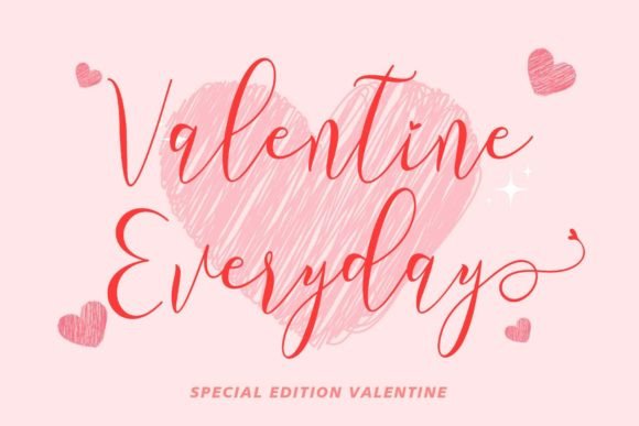 Valentine Everyday: A Charming Script Font for Branding